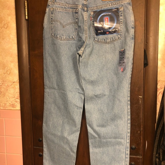 NWT LEVI Vintage Style Red Tab 512 Slim Fit Straight High Rise Jeans Sz 31 - Picture 3 of 6